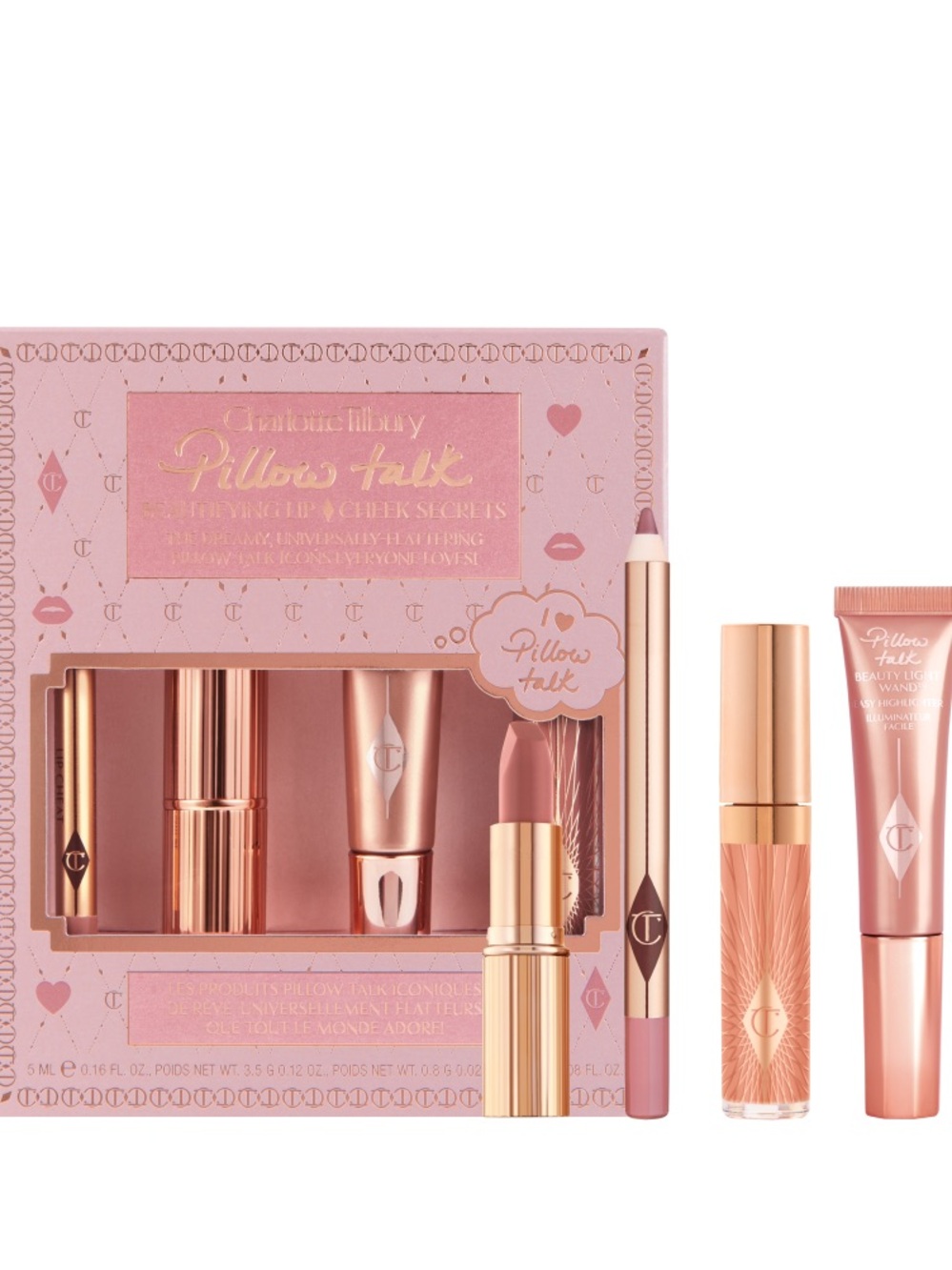 Discontinued Charlotte Tilbury Pillow Talk Lip Mini Set